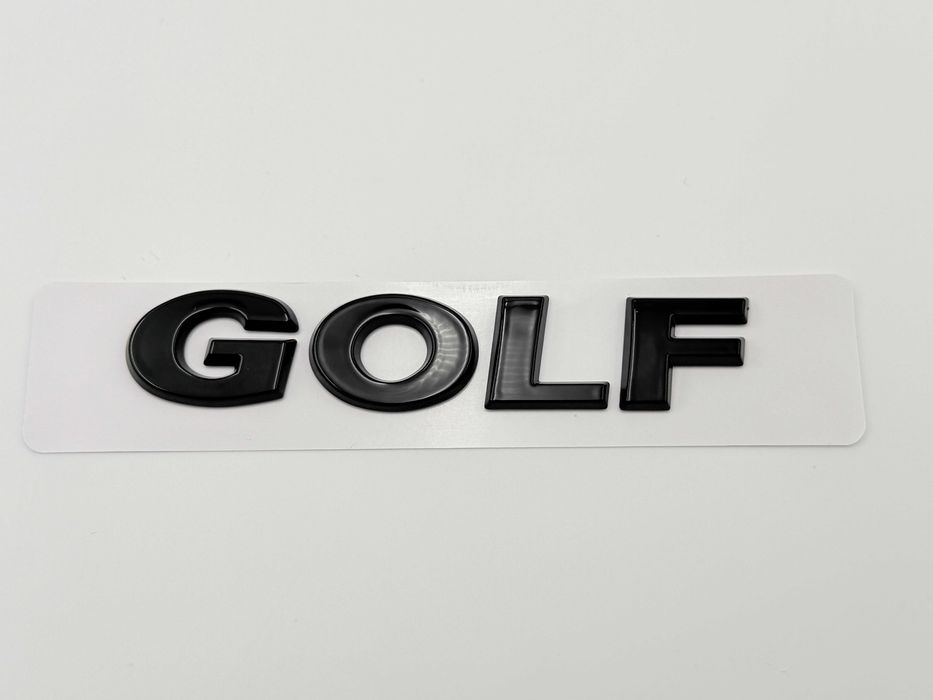 Emblema Compatibila VW GOLF negru