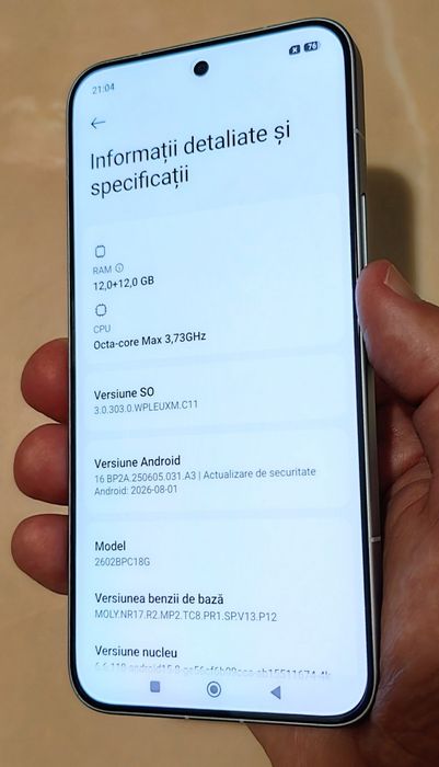 XIAOMI Poco X8 Pro Max 5G Blue 12/256 GB ca nou/fullbox/factură!