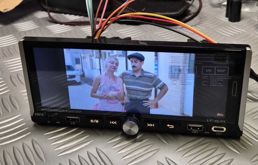 6.9" Android Мултимедия за кола 1 DIN - 4GB+64G, CarPlay, Android