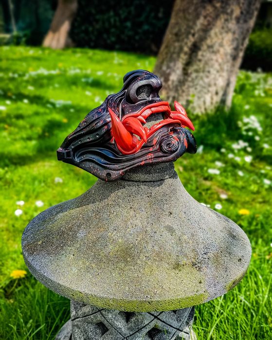 Японска маска самурай Yokai Japanese mask samurai oni