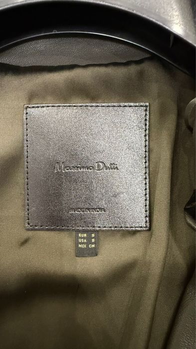 Плащ кожаный Массимо дутти