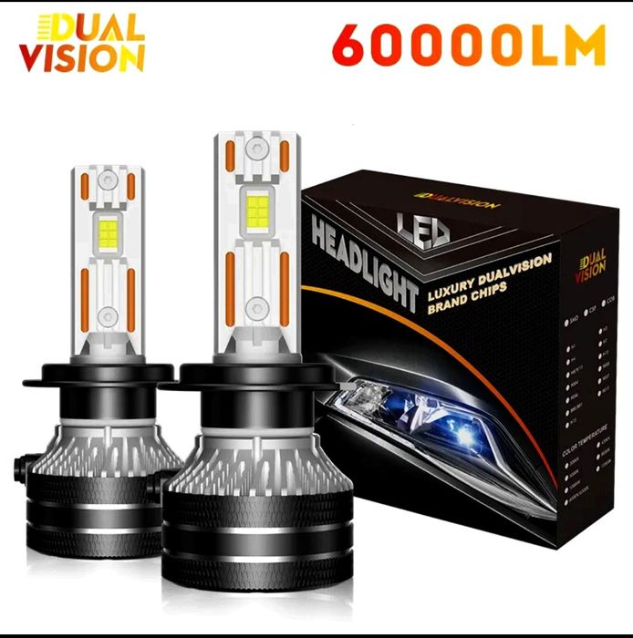 лед лампи Н-7 -75w комплекта-6000k