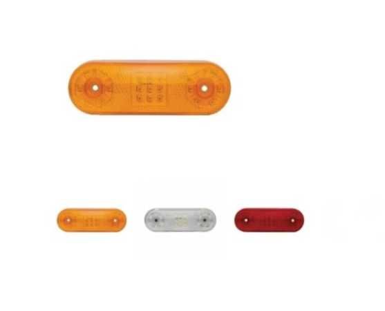 10x Lampi gabarit laterala LED remorca camion 12-24V - ALBA