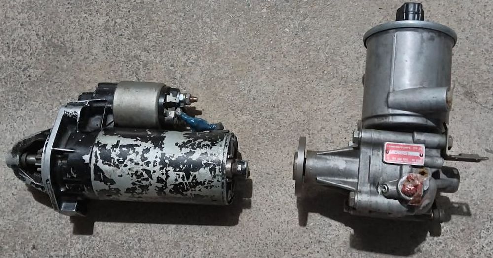 Запчасти на Мерседес 124 W 103 двигатель