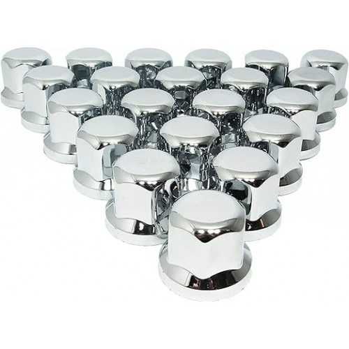 Капачки за гайки на джанти 33mm – Хром 20 бр. за камион, ремарке