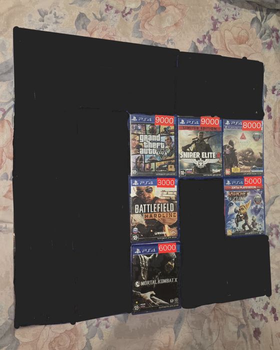 Диски для ps4 в отличном состоянии.