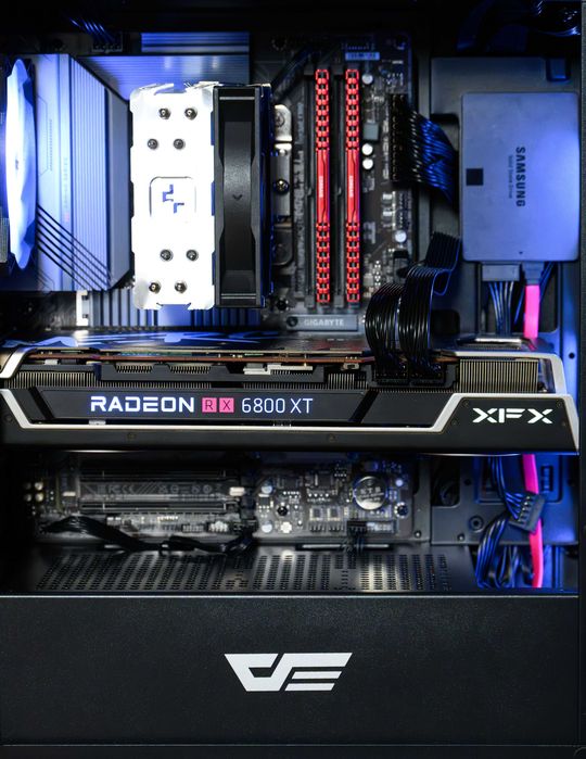 Компютър Intel i5-12400F/16GB DDR4 3200 RAM/XFX RX 6800 XT 16GB/750GB SSD