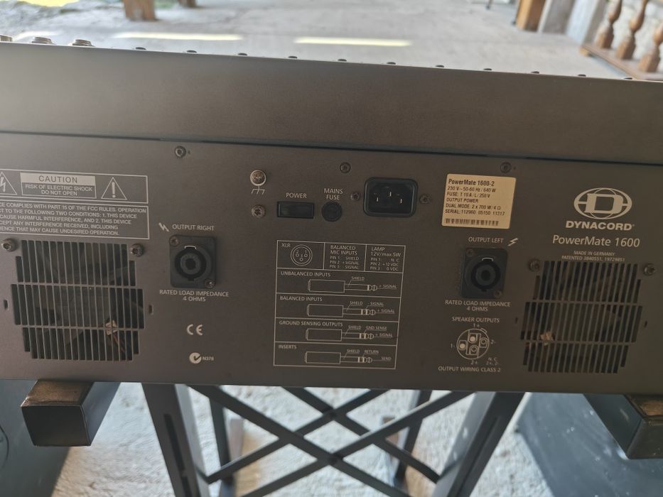 Mixer/stație și boxe dynacord