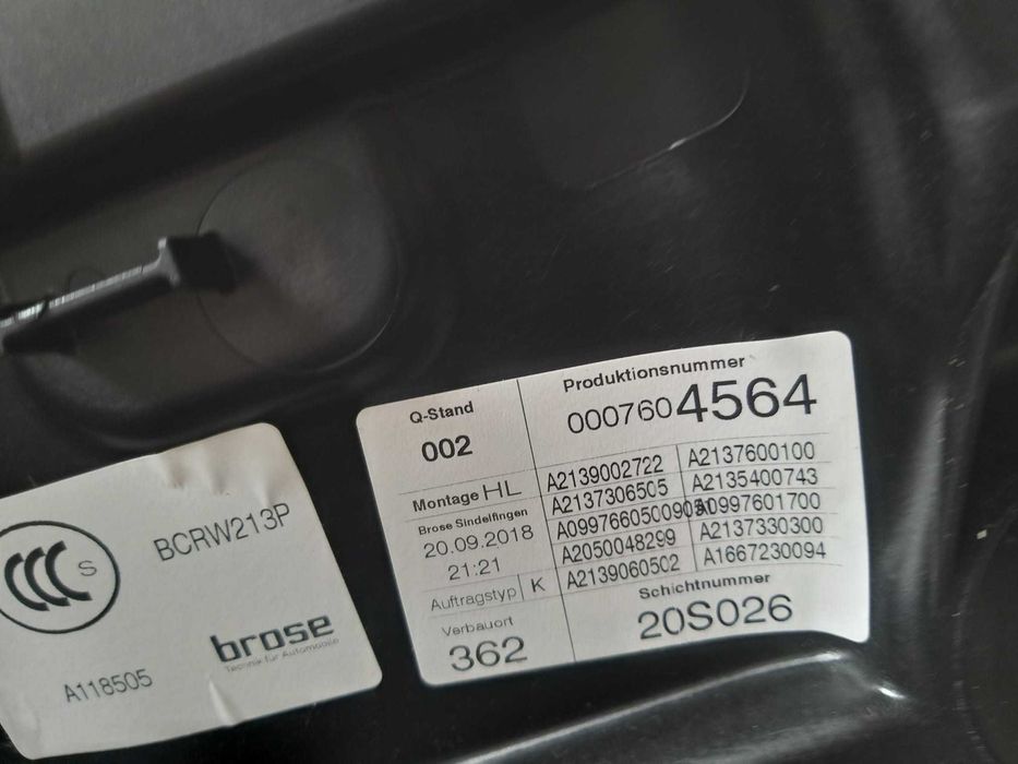 Macara geam stanga spate mercedes e class w213 break a213 7600100