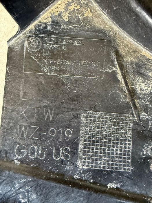 carenaj roata stanga bmw x5 g05 m pachet si normal