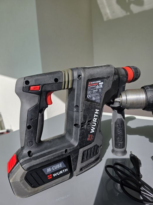 Set rotopercutor WURTH ABH 18 COMPACT 2 bucati plus 1 autofiletanta