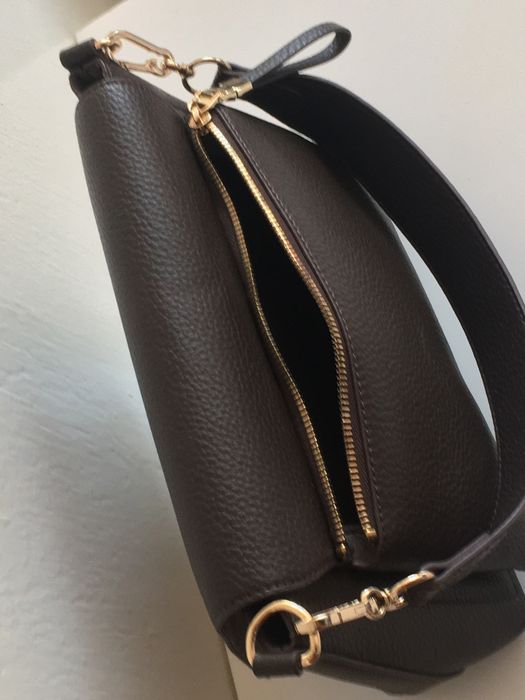 Парфоа parfois елегантна кафява дамска чанта за през рамо