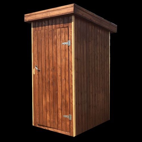 Туалет уличный деревянный