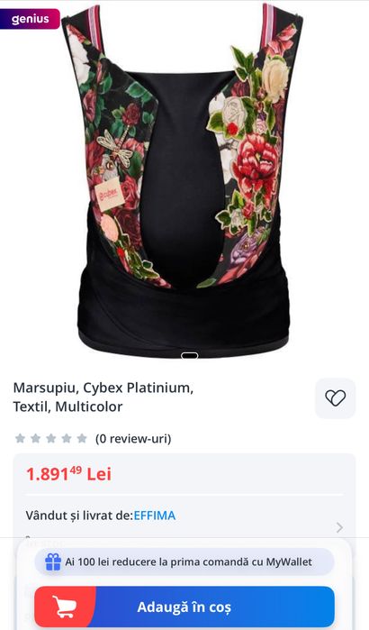 Marsupiu Cybex yema babaycarrier