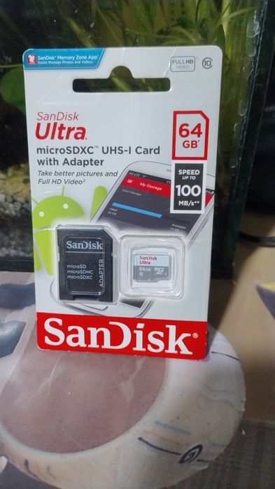 Vând adaptor micro SdXc 64Gb