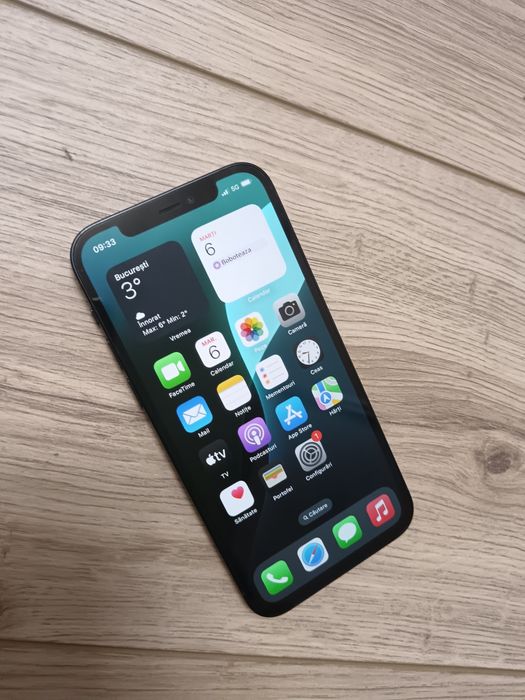 iPhone 12 Negru 256gb impecabil