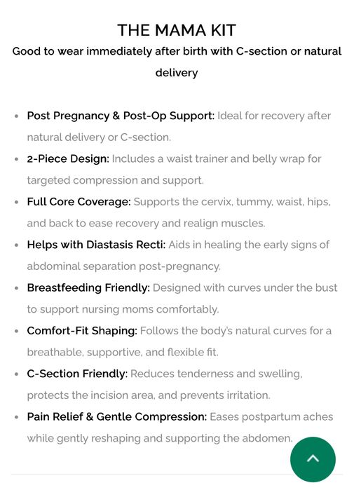 Корсет за след раждане Maskateer The Mama kit