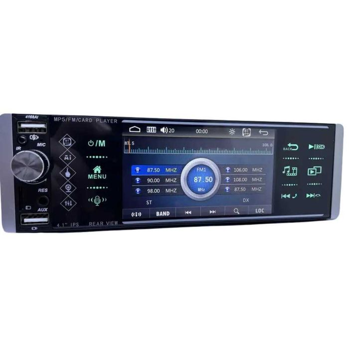 Pioneer 4168T 1DIN MP5 сензорно Авторадио Bluetooth USB SD камера за заден ход 4x50W, 4.1 Инча
