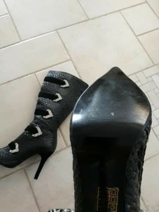 Cizme Sabres,piele impletita