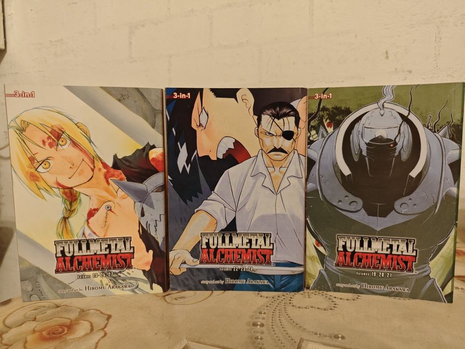 Set complet - Full Metal Alchemist 3 in 1