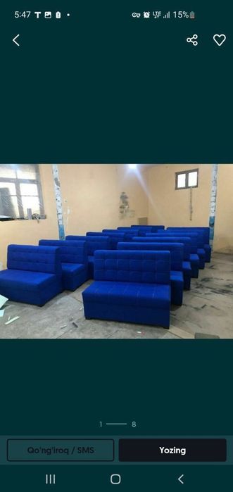 kafe va restoranlar uchun mebellar bor