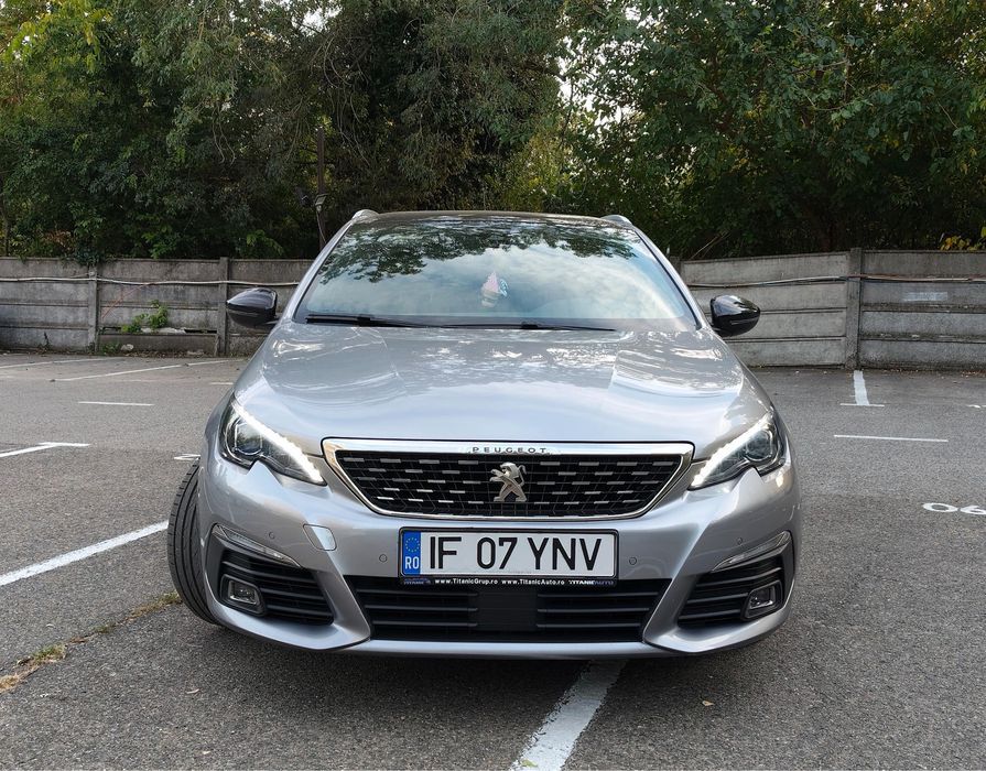 Peugeot 308 GT Line | 2020 | 1.5 BlueHDi 131 CP | Panoramic | Acte la zi, Disponibilă Imediat | 125.000 km