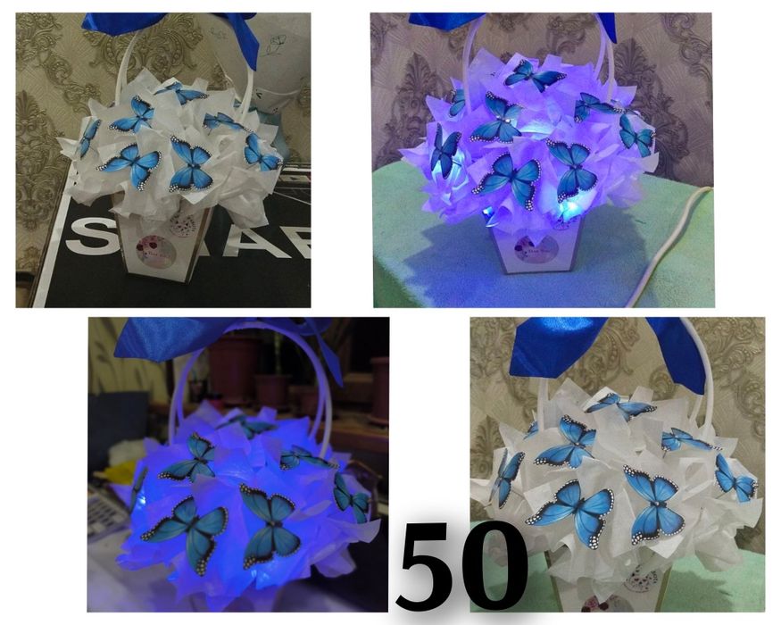 Коробочки из бабочек