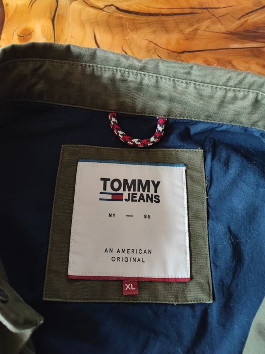 Военно Tommy Jeans TJM CARGO JACKET мъжко яке military Style зелено Хл