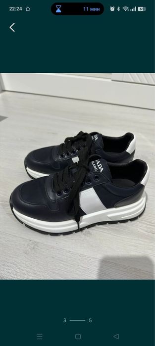 Новые кроссовки Prada Milano