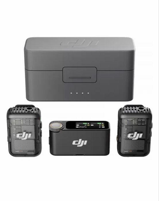 Микрофон DJI DJI Mic 3 2 TX + 1 RX + Charging Case Черный