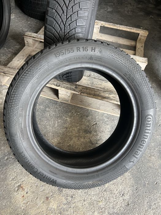 2 anvelope iarna 195/55/16 Continental DOT 2024!