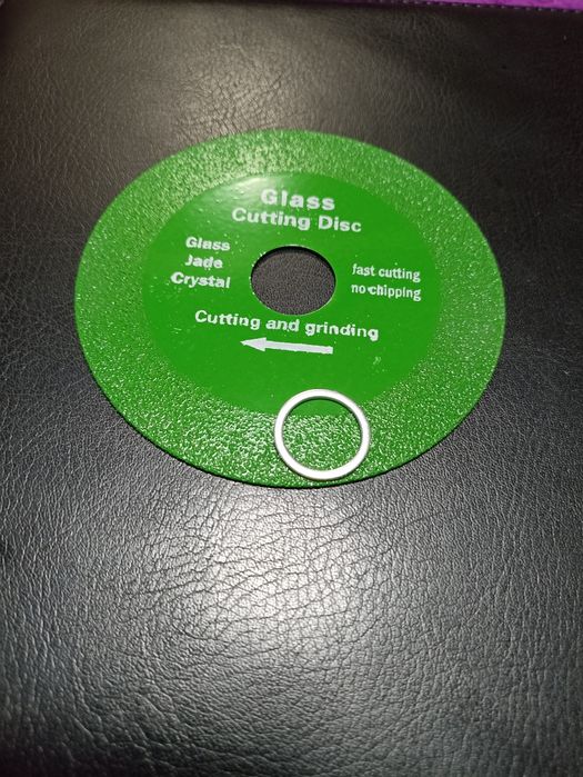 Disc tăiat din sticla diamtru 100 MM