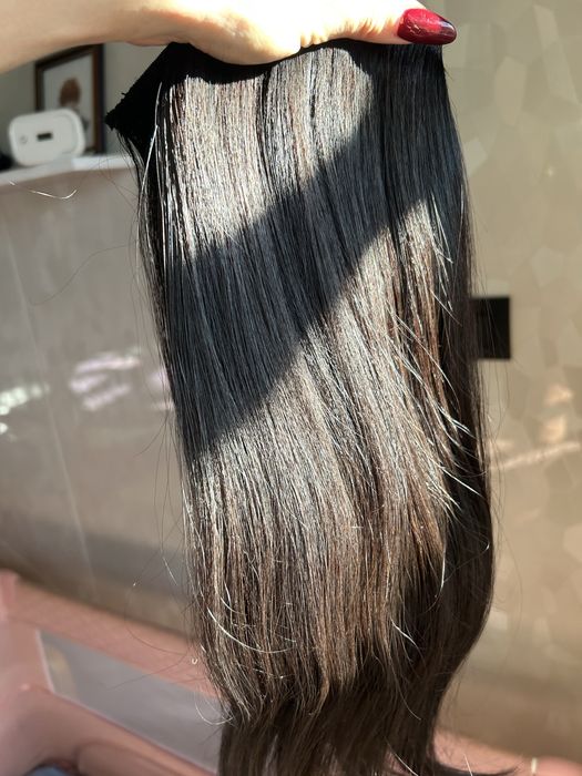 Естествена коса на треси