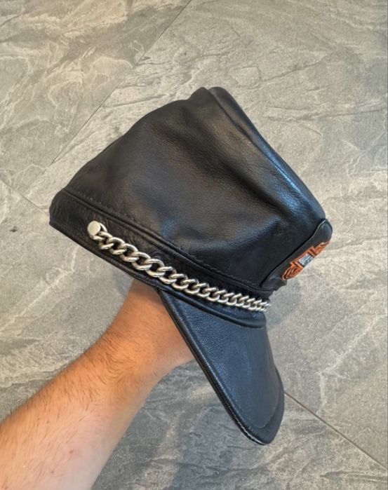 ge Harley-Davidson din piele cu lanț, mărimea M