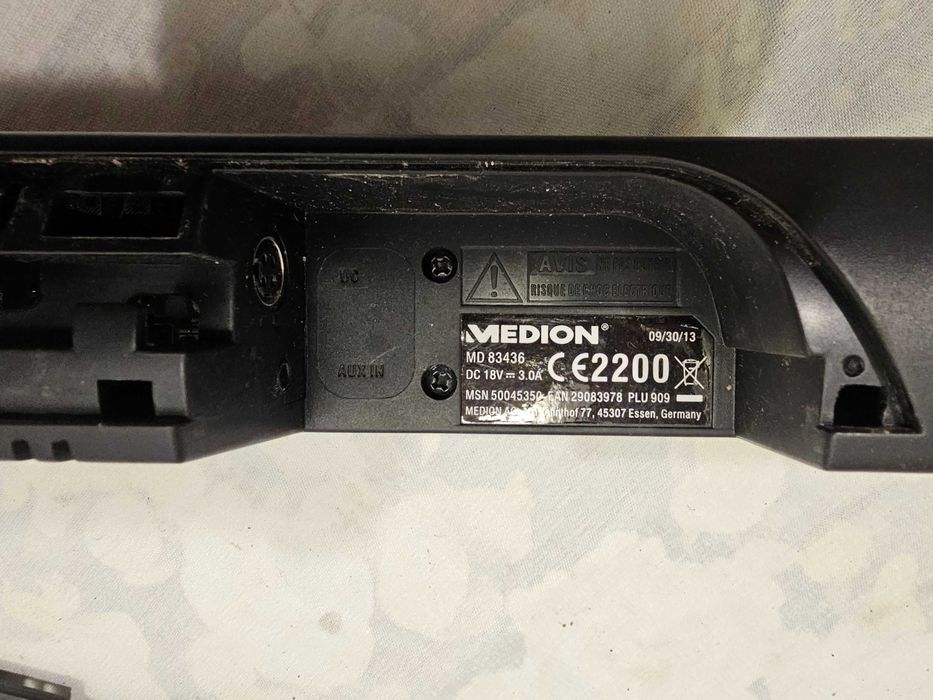 MEDION Life MD 83436, Intrare Optica PCM, AUX IN, MP3 Link, Alimentator