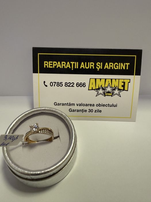 Inel de logodna cu pietricele (vl) star amanet