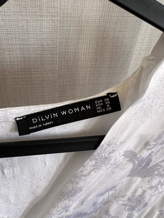 Бяла рокля Dilvin
