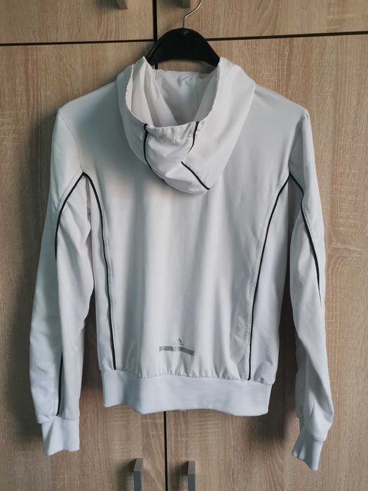 Бяло горнище Адидас