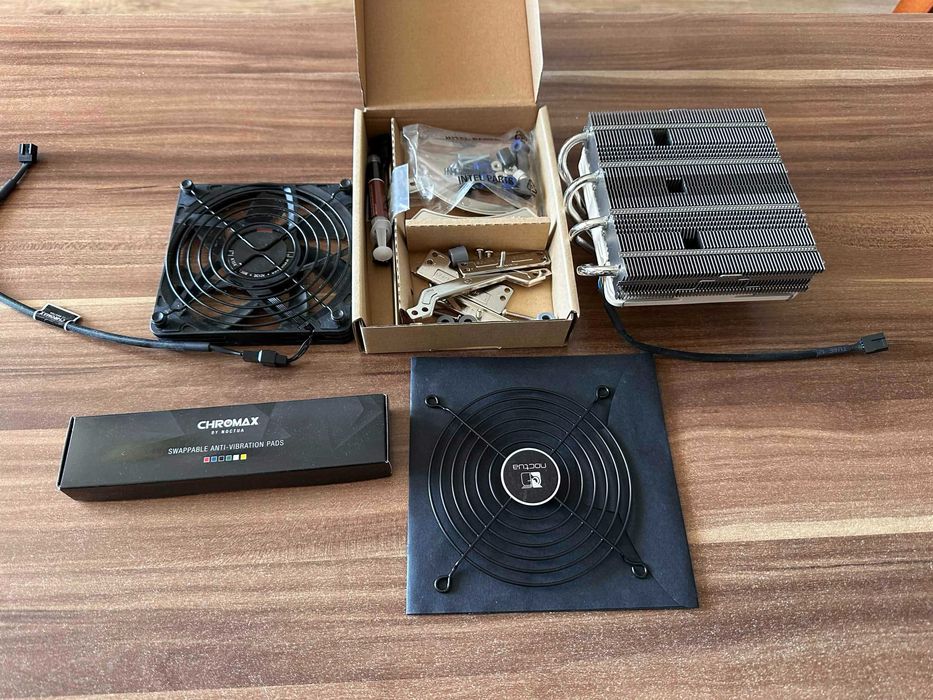 Noctua NH-L12S + Noctua NF-A12x15 PWM + Noctua Fan Grill/Vibration Pads