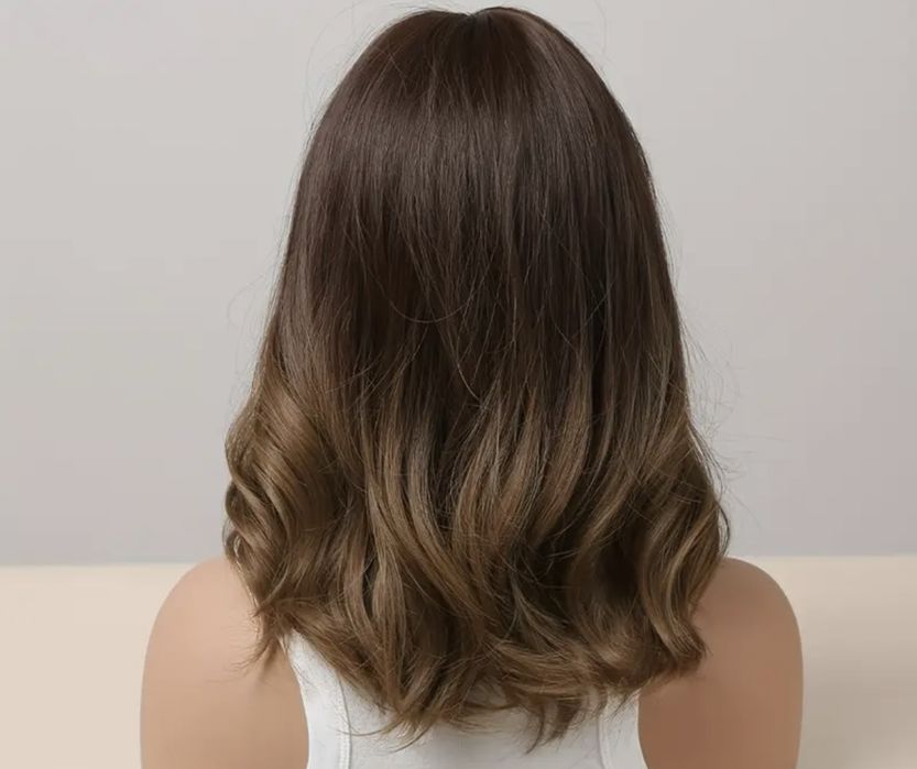 Peruca satena ondulata