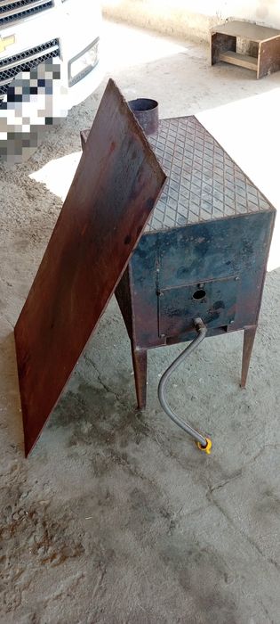 Котёл газовый в рабочем состоянии