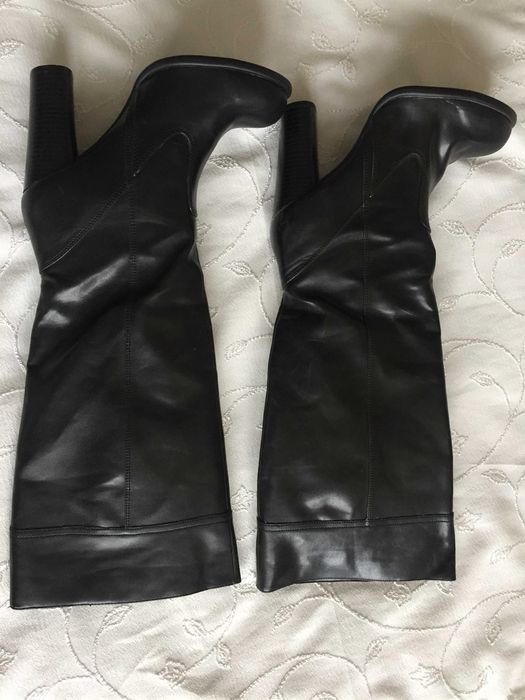 Маркови дамски ботуши Cable, 40 номер, естествена кожа, черни без цип