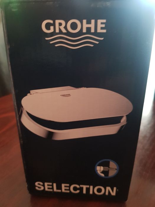 Vand suport hartie igienica Grohe auriu mat