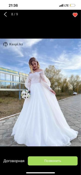 свадебные платье