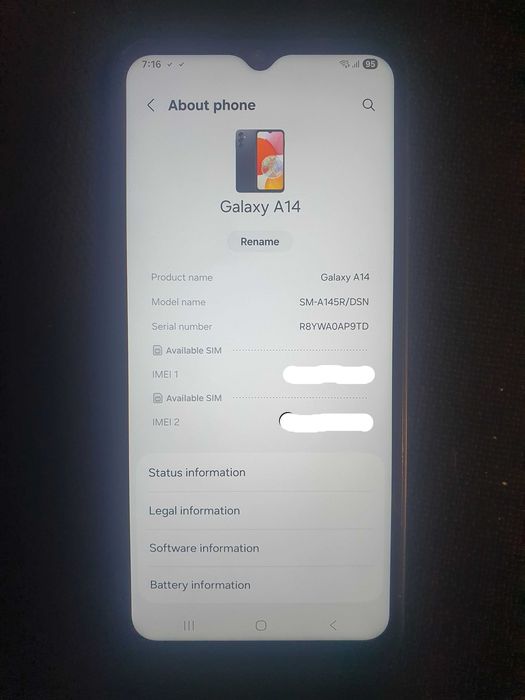 Samsung Galaxy A14 ca nou