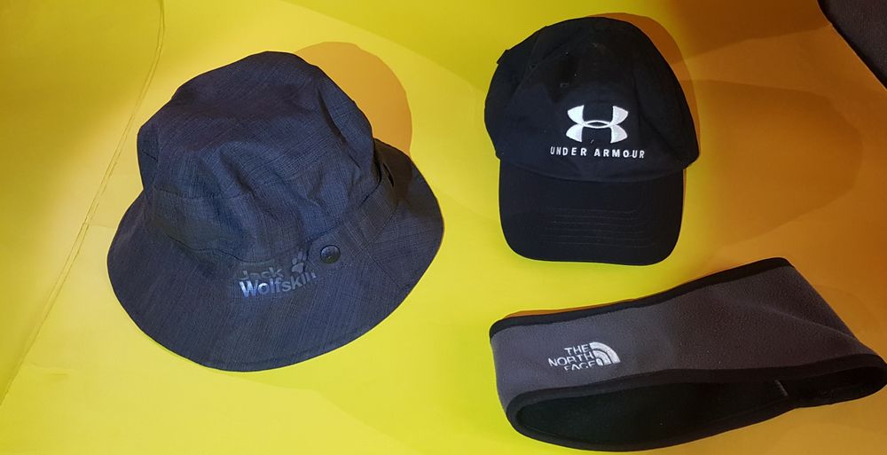 Шапки. Jack Wolskin  North Face Under Armor