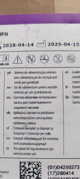 Set administrare solutii de nutritie