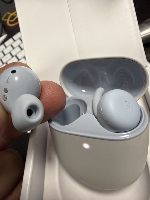 Casti google pixel buds a series blue noi nefolosite originale