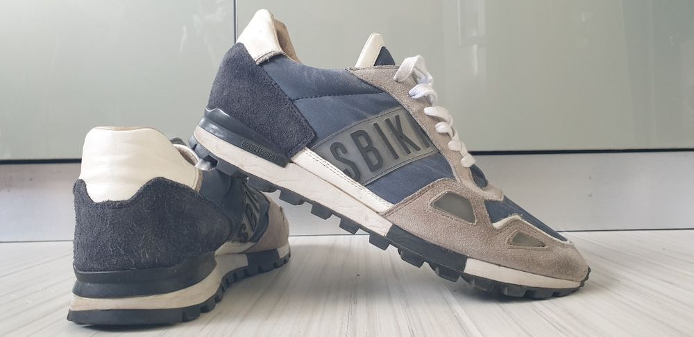 Dirk Bikkembergs Leather Sneakers / 43/27.5см ОРИГИНАЛ! Мъжки Кецове