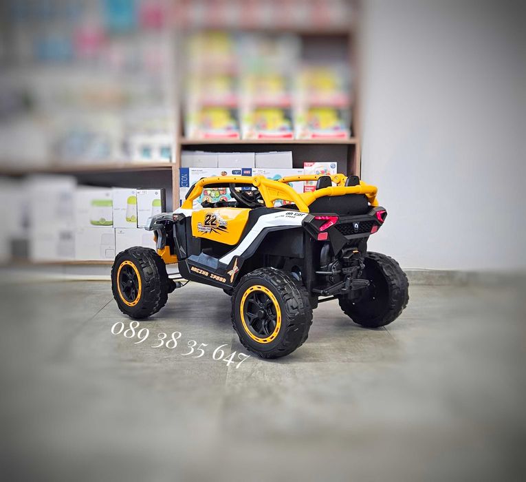 ТОП ЦЕНА!НОВО!Акумулаторен джип ARIZONA с 24V батерия,EVA гуми,4x4,USB